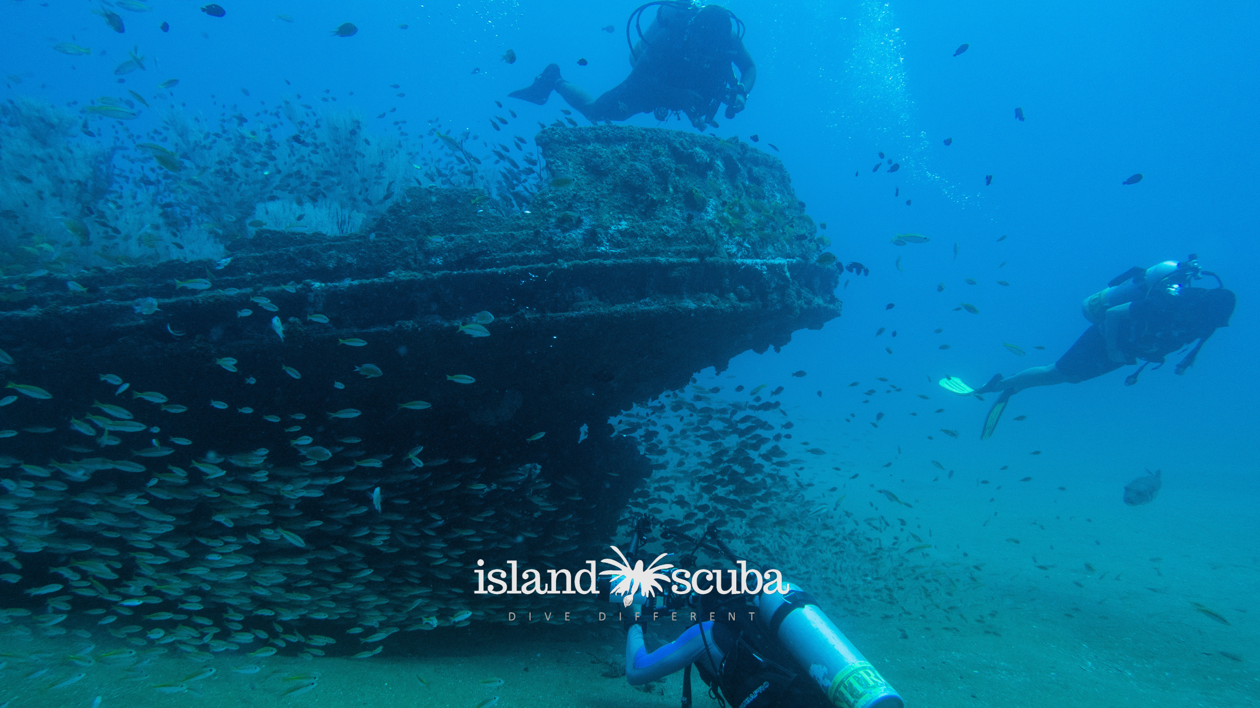 Lotus barge shipwreck island scuba 1