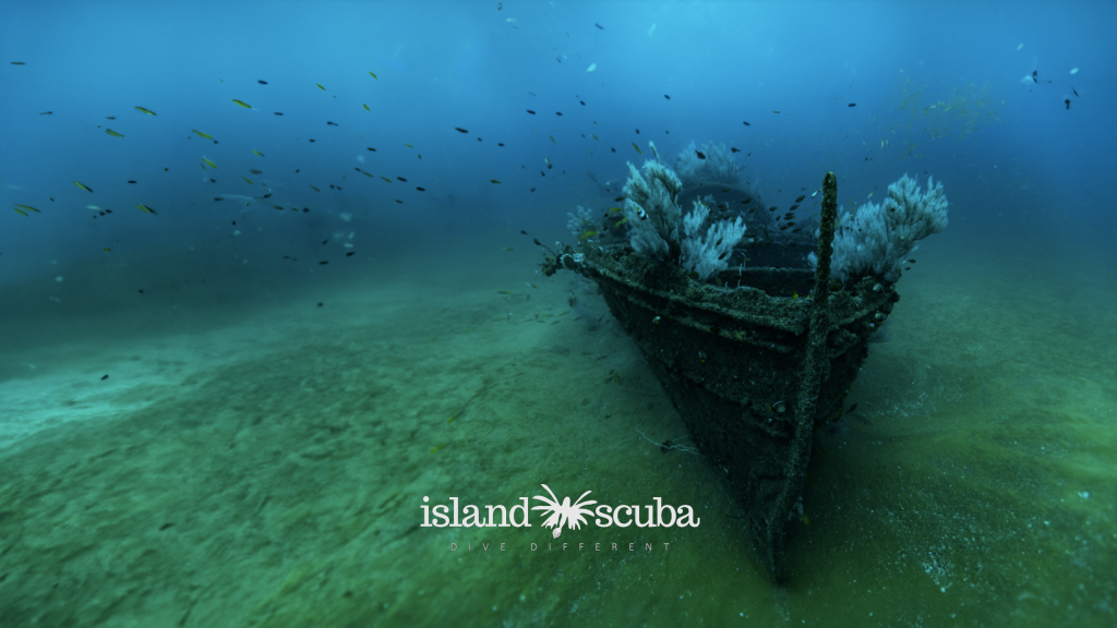 Toilet barge wreck island scuba